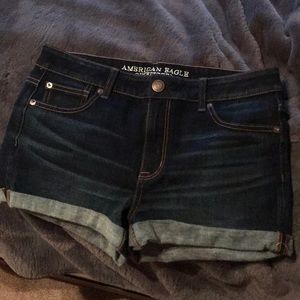 AEO high rise shorties